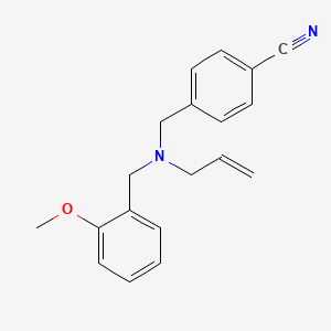 4-{[allyl(2-methoxybenzyl)amino]methyl}benzonitrile