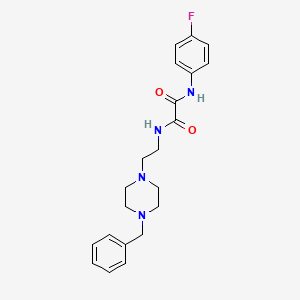 N-[2-(4-benzylpiperazin-1-yl)ethyl]-N'-(4-fluorophenyl)oxamide