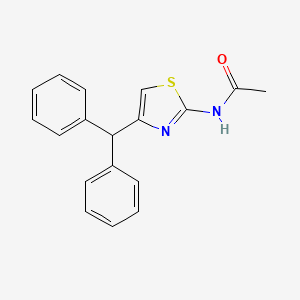 N-[4-(diphenylmethyl)-1,3-thiazol-2-yl]acetamide