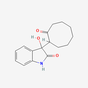 3-Hydroxy-3-(2-oxocyclooctyl)indolin-2-one