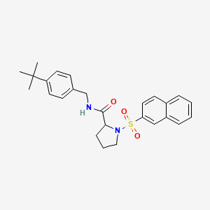 N-(4-tert-butylbenzyl)-1-(2-naphthylsulfonyl)prolinamide