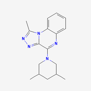 4-(3,5-dimethyl-1-piperidinyl)-1-methyl[1,2,4]triazolo[4,3-a]quinoxaline