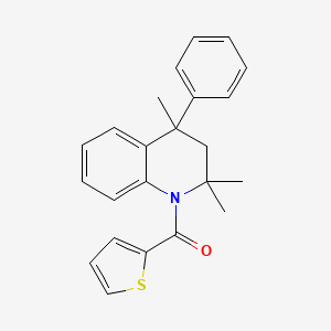 Thiophen-2-yl-(2,2,4-trimethyl-4-phenyl-3,4-dihydro-2H-quinolin-1-yl)-methanone