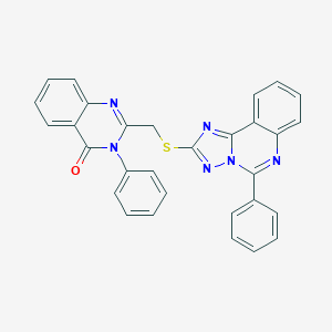 3-phenyl-2-{[(5-phenyl[1,2,4]triazolo[1,5-c]quinazolin-2-yl)sulfanyl]methyl}-4(3H)-quinazolinone