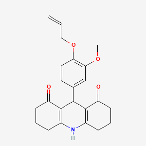 9-[4-(allyloxy)-3-methoxyphenyl]-3,4,6,7,9,10-hexahydro-1,8(2H,5H)-acridinedione