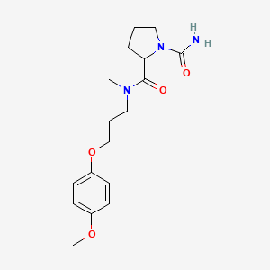 N~2~-[3-(4-methoxyphenoxy)propyl]-N~2~-methylpyrrolidine-1,2-dicarboxamide