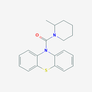 molecular formula C19H20N2OS B3997840 2-Methylpiperidyl phenothiazin-10-yl ketone 