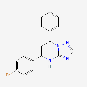 5-(4-bromophenyl)-7-phenyl-4,7-dihydro[1,2,4]triazolo[1,5-a]pyrimidine