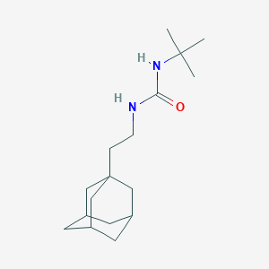 molecular formula C17H30N2O B399794 N-[2-(1-adamantyl)ethyl]-N'-tert-butylurea 