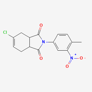 5-Chloro-2-(4-methyl-3-nitrophenyl)-3a,4,7,7a-tetrahydroisoindole-1,3-dione