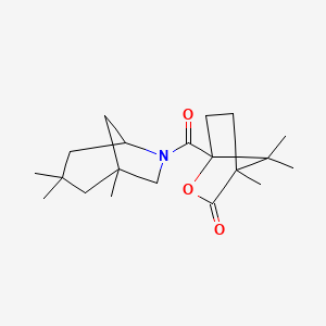 4,7,7-trimethyl-1-[(1,3,3-trimethyl-6-azabicyclo[3.2.1]oct-6-yl)carbonyl]-2-oxabicyclo[2.2.1]heptan-3-one