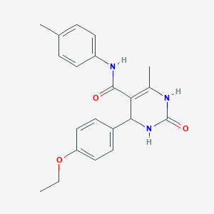 4-(4-ethoxyphenyl)-6-methyl-N-(4-methylphenyl)-2-oxo-1,2,3,4-tetrahydro-5-pyrimidinecarboxamide