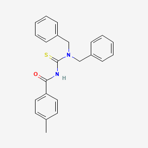 N-(dibenzylcarbamothioyl)-4-methylbenzamide