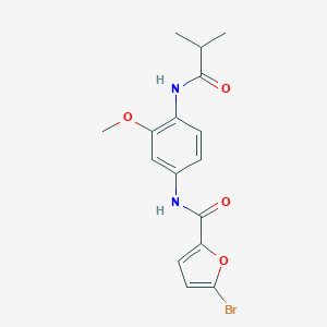 5-bromo-N-[4-(isobutyrylamino)-3-methoxyphenyl]-2-furamide