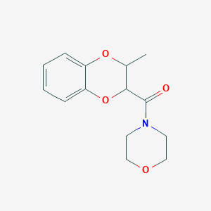 (2-methyl-2,3-dihydro-1,4-benzodioxin-3-yl)-morpholin-4-ylmethanone