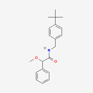 (2R)-N-[(4-tert-butylphenyl)methyl]-2-methoxy-2-phenylacetamide