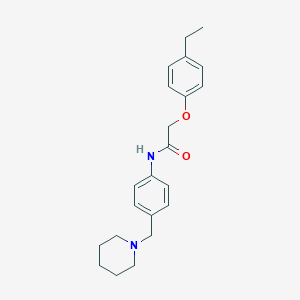 2-(4-ethylphenoxy)-N-[4-(piperidin-1-ylmethyl)phenyl]acetamide