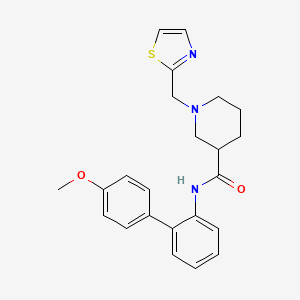 N-(4'-methoxy-2-biphenylyl)-1-(1,3-thiazol-2-ylmethyl)-3-piperidinecarboxamide