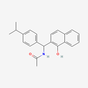 N-[(1-hydroxynaphthalen-2-yl)-(4-propan-2-ylphenyl)methyl]acetamide