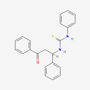 1-(3-Oxo-1,3-diphenylpropyl)-3-phenylthiourea