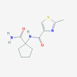 N-[1-(aminocarbonyl)cyclopentyl]-2-methyl-1,3-thiazole-4-carboxamide