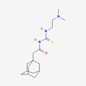 2-(1-adamantyl)-N-({[2-(dimethylamino)ethyl]amino}carbonothioyl)acetamide