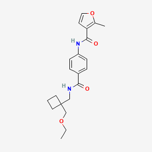 N-{4-[({[1-(ethoxymethyl)cyclobutyl]methyl}amino)carbonyl]phenyl}-2-methyl-3-furamide