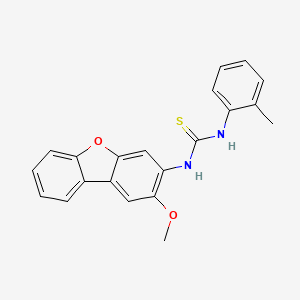 N-(2-methoxydibenzo[b,d]furan-3-yl)-N'-(2-methylphenyl)thiourea