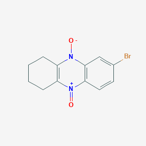 molecular formula C12H11BrN2O2 B3999044 7-bromo-1,2,3,4-tetrahydrophenazine 5,10-dioxide 