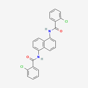 2-CHLORO-N-[5-(2-CHLOROBENZAMIDO)NAPHTHALEN-1-YL]BENZAMIDE