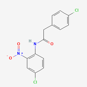 N-(4-chloro-2-nitrophenyl)-2-(4-chlorophenyl)acetamide