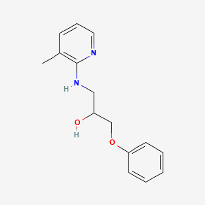 1-[(3-methyl-2-pyridinyl)amino]-3-phenoxy-2-propanol