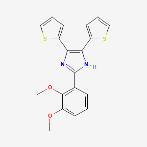 2-(2,3-dimethoxyphenyl)-4,5-dithiophen-2-yl-1H-imidazole