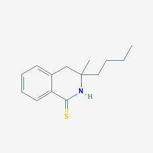 molecular formula C14H19NS B399929 3-butyl-3-methyl-3,4-dihydro-1(2H)-isoquinolinethione 