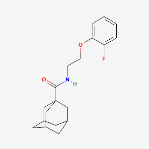 N-[2-(2-fluorophenoxy)ethyl]adamantane-1-carboxamide