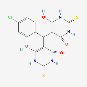 molecular formula C15H11ClN4O4S2 B3999298 FWM-1 