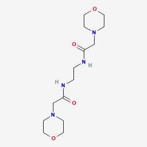 N,N'-1,2-ethanediylbis[2-(4-morpholinyl)acetamide]