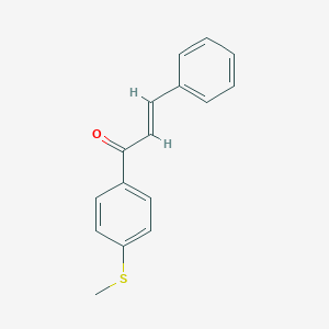 molecular formula C16H14OS B399945 1-[4-(Methylsulfanyl)phenyl]-3-phenyl-2-propen-1-one 