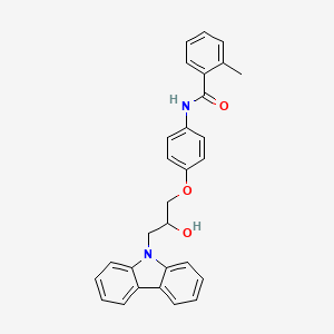 N-{4-[3-(9H-carbazol-9-yl)-2-hydroxypropoxy]phenyl}-2-methylbenzamide