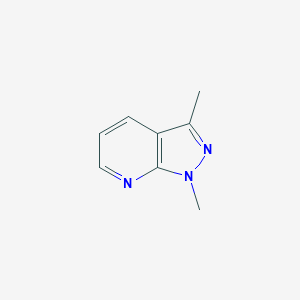 molecular formula C8H9N3 B039995 1,3-dimethyl-1H-pyrazolo[3,4-b]pyridine CAS No. 116834-97-0