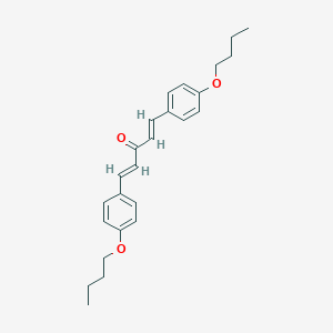 molecular formula C25H30O3 B399951 1,5-Bis(4-butoxyphenyl)-1,4-pentadien-3-one 