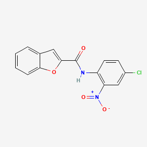 N-(4-chloro-2-nitrophenyl)-1-benzofuran-2-carboxamide