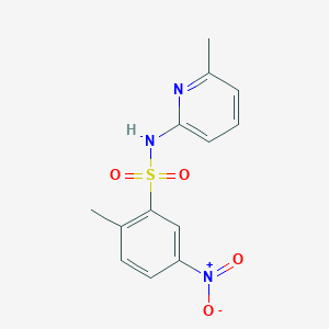 2-methyl-N-(6-methyl-2-pyridinyl)-5-nitrobenzenesulfonamide