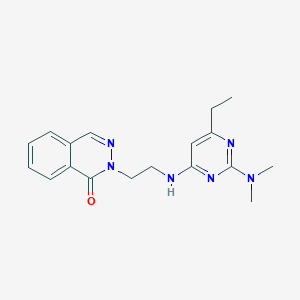 2-(2-{[2-(dimethylamino)-6-ethylpyrimidin-4-yl]amino}ethyl)phthalazin-1(2H)-one