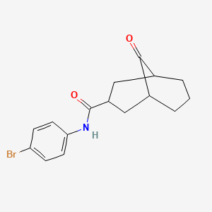 N-(4-bromophenyl)-9-oxobicyclo[3.3.1]nonane-3-carboxamide