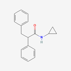 N-cyclopropyl-2,3-diphenylpropanamide