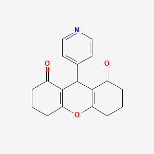 9-pyridin-4-yl-3,4,5,6,7,9-hexahydro-2H-xanthene-1,8-dione