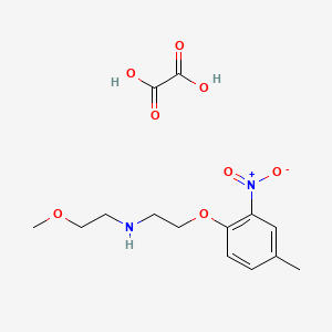 (2-methoxyethyl)[2-(4-methyl-2-nitrophenoxy)ethyl]amine oxalate