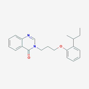 3-[3-(2-Butan-2-ylphenoxy)propyl]quinazolin-4-one