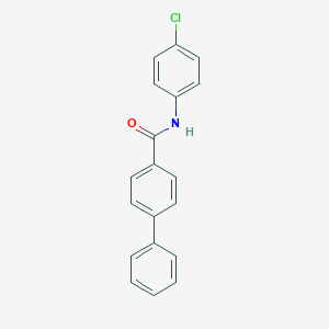 molecular formula C19H14ClNO B399981 N-(4-chlorophenyl)-4-biphenylcarboxamide 